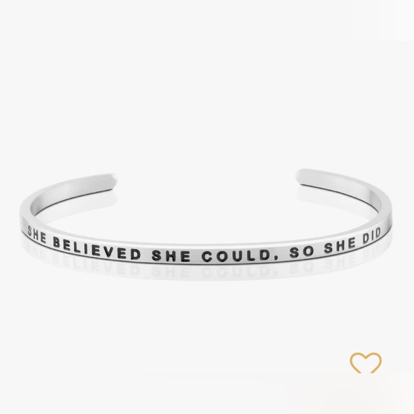 MantraBand Jewelry - MantraBand She Believed She Could, So She Did